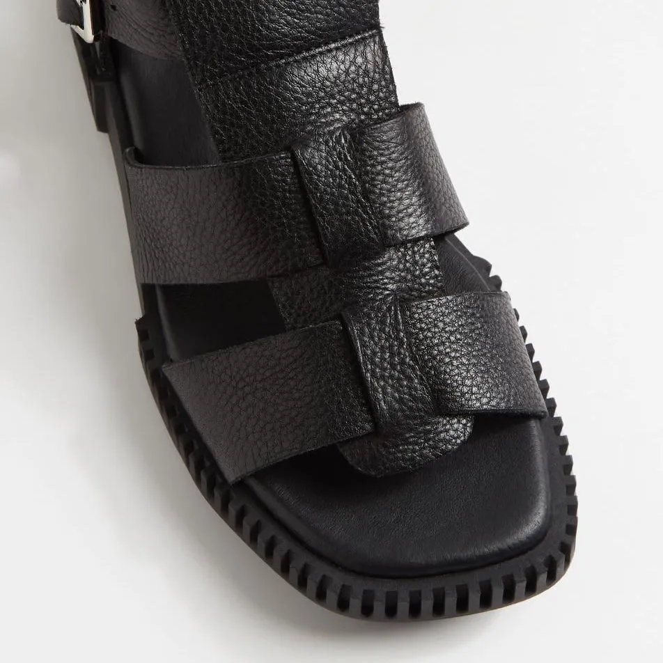 DJANGO & JULIETTE ITALA BLACK Heel Ease High-Quality Material