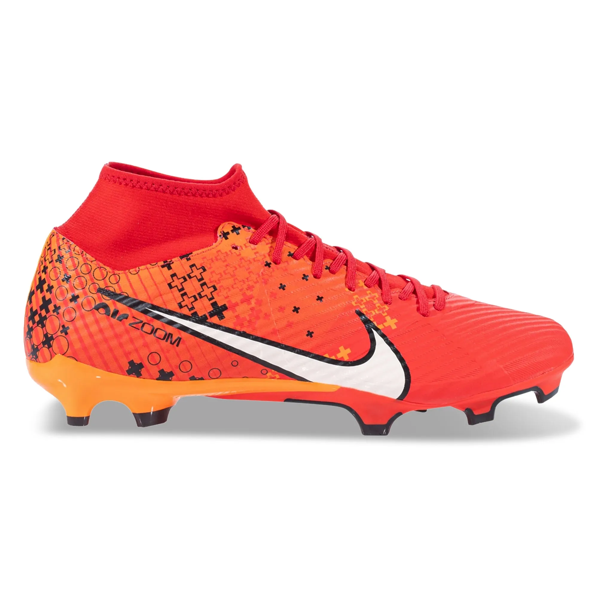 foot strength Nike Zoom Superfly 9 Academy MDS FG/MG Soccer Cleats (Light Crimson/Pale Ivory)