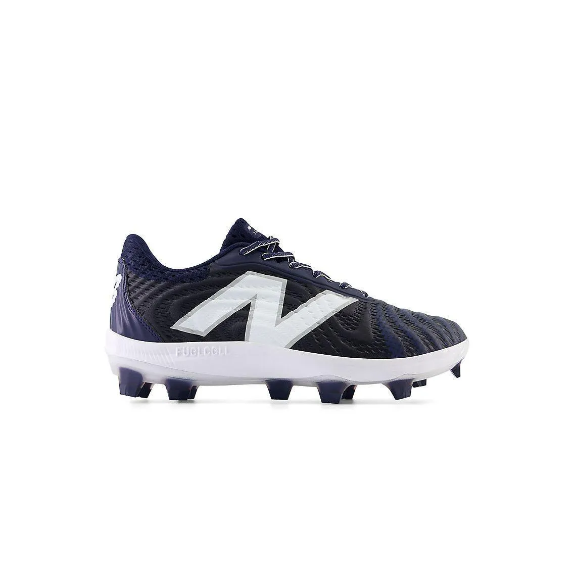 Supportive support Ultra-soft performance New Balance Men's FuelCell 4040 V7 Molded Baseball Cleats - Team Navy / Optic White - PL4040N7