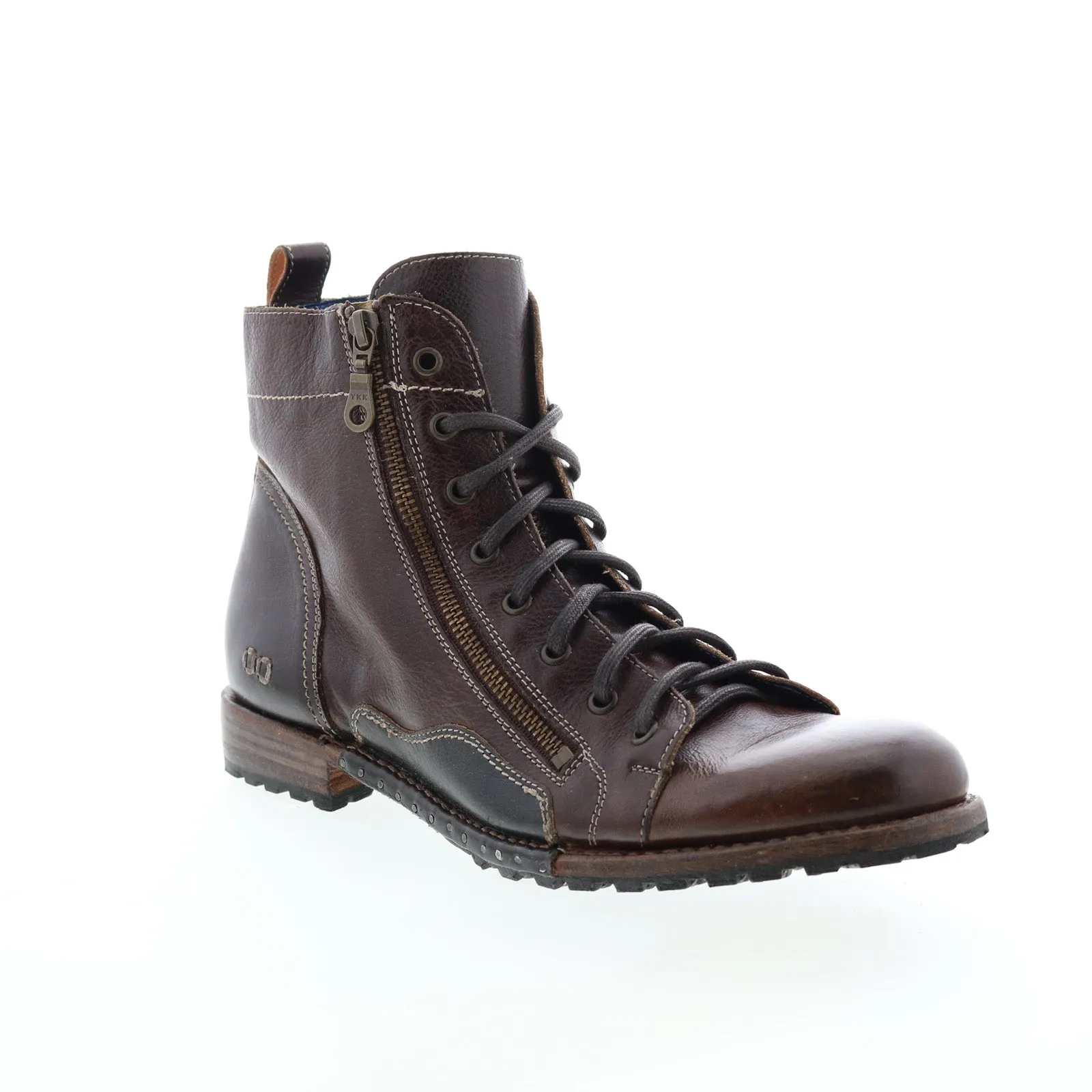 Bed Stu Old Bowen F479014 Mens Brown Leather Lace Up Casual Dress Boots Multi-Purpose