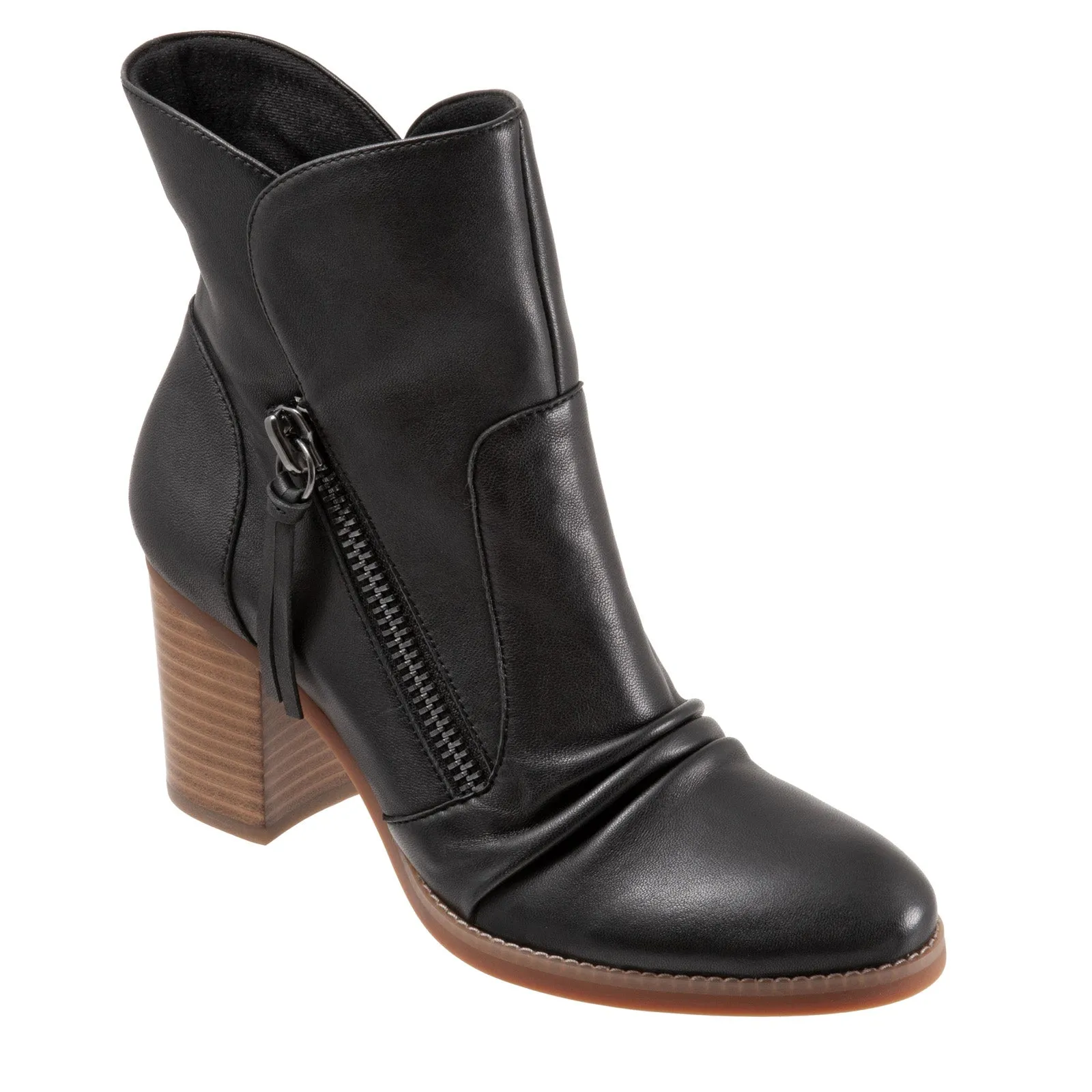 Thick sole All-Weather Wear Softwalk Kendall S2054-001 Womens Black Narrow Ankle & Booties Boots