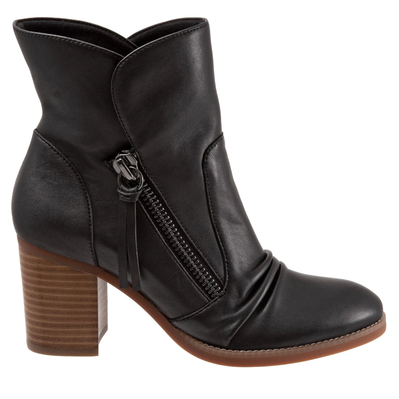 Comfortable Sockliner Stylish And Functional Softwalk Kendall S2054-001 Womens Black Narrow Ankle & Booties Boots