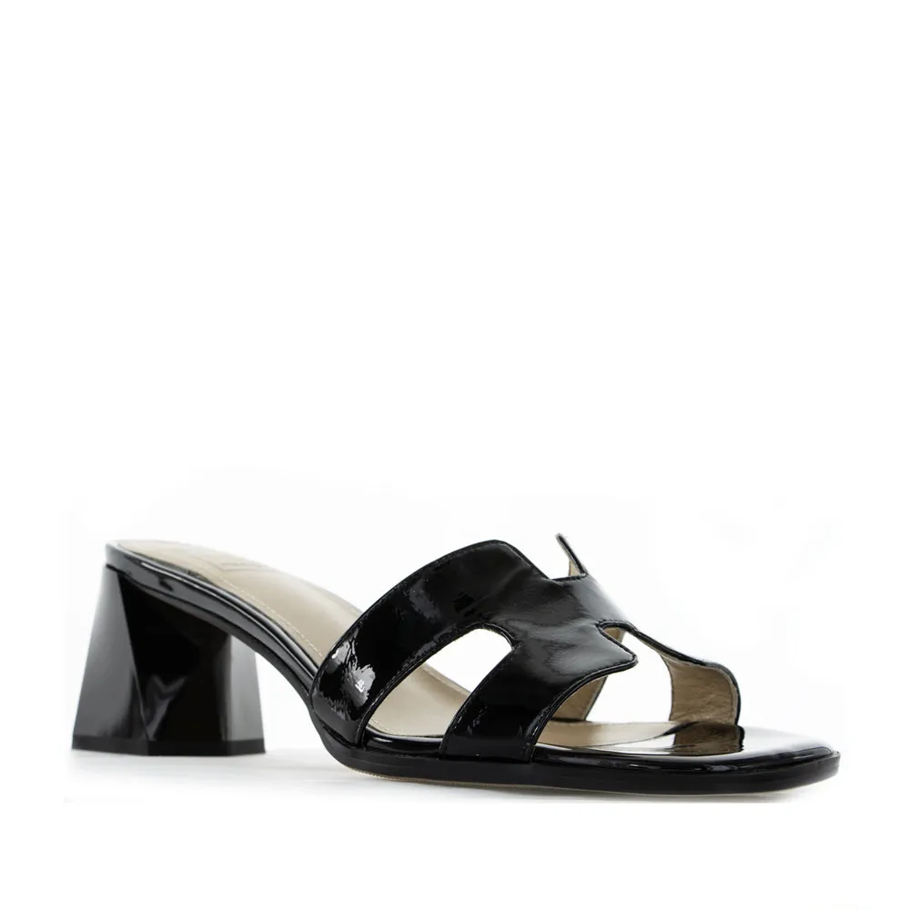 MILA RAINE MINKY BLACK Wedding Day Stilettos Floral Design Heels