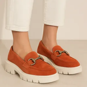 TAMARA LONDON PARGO BURNT ORANGE SUEDE All Safe Event Lane