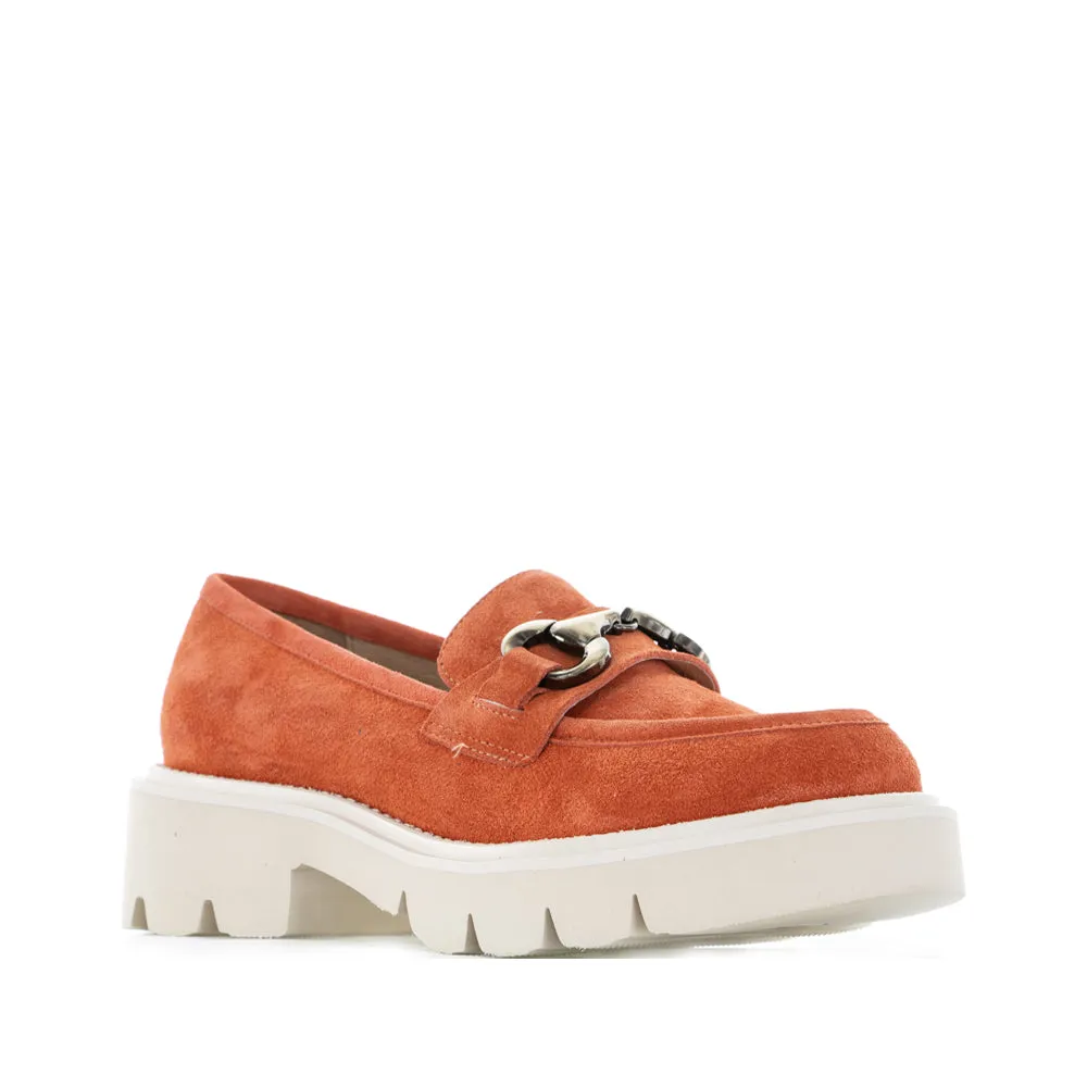 TAMARA LONDON PARGO BURNT ORANGE SUEDE Odor Resistant Classic Touch