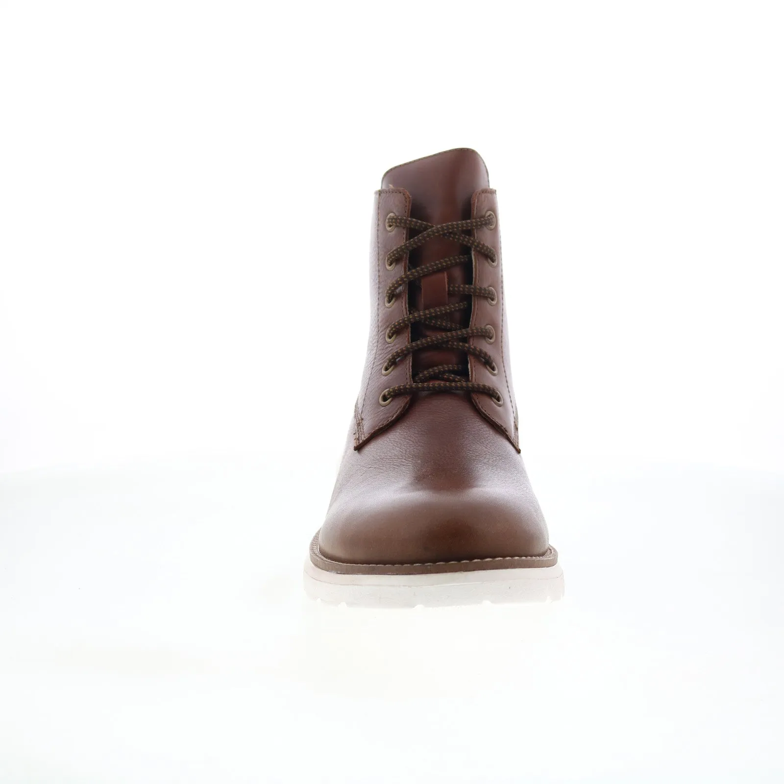 Dingo Blacktop DI-311 Mens Brown Leather Lace Up Casual Dress Boots Steel Cap Stylish And Functional