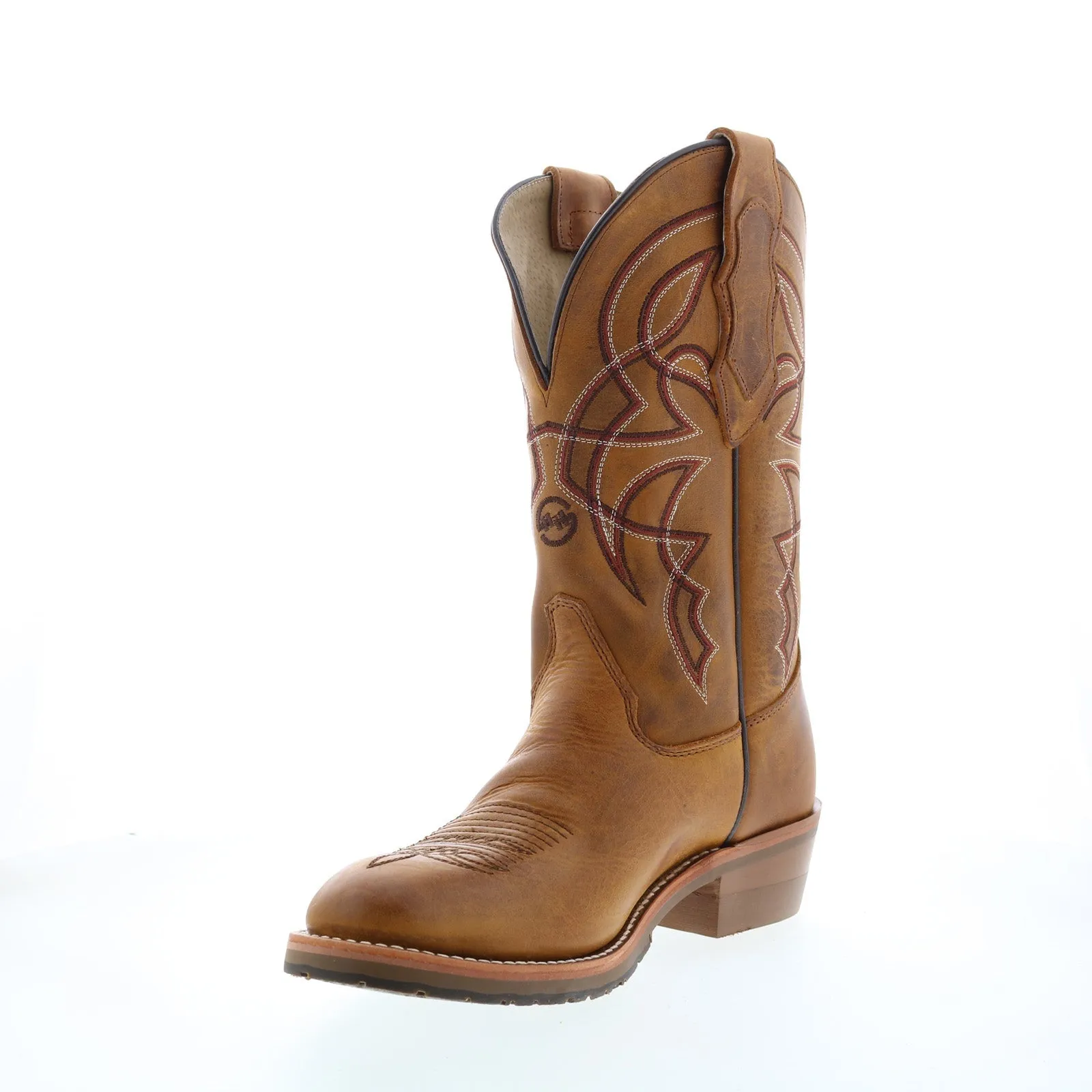 Double H Toscosa R Toe Roper 12" DH8552 Mens Brown Cowboy Western Boots Protective Footwear Durable Layer