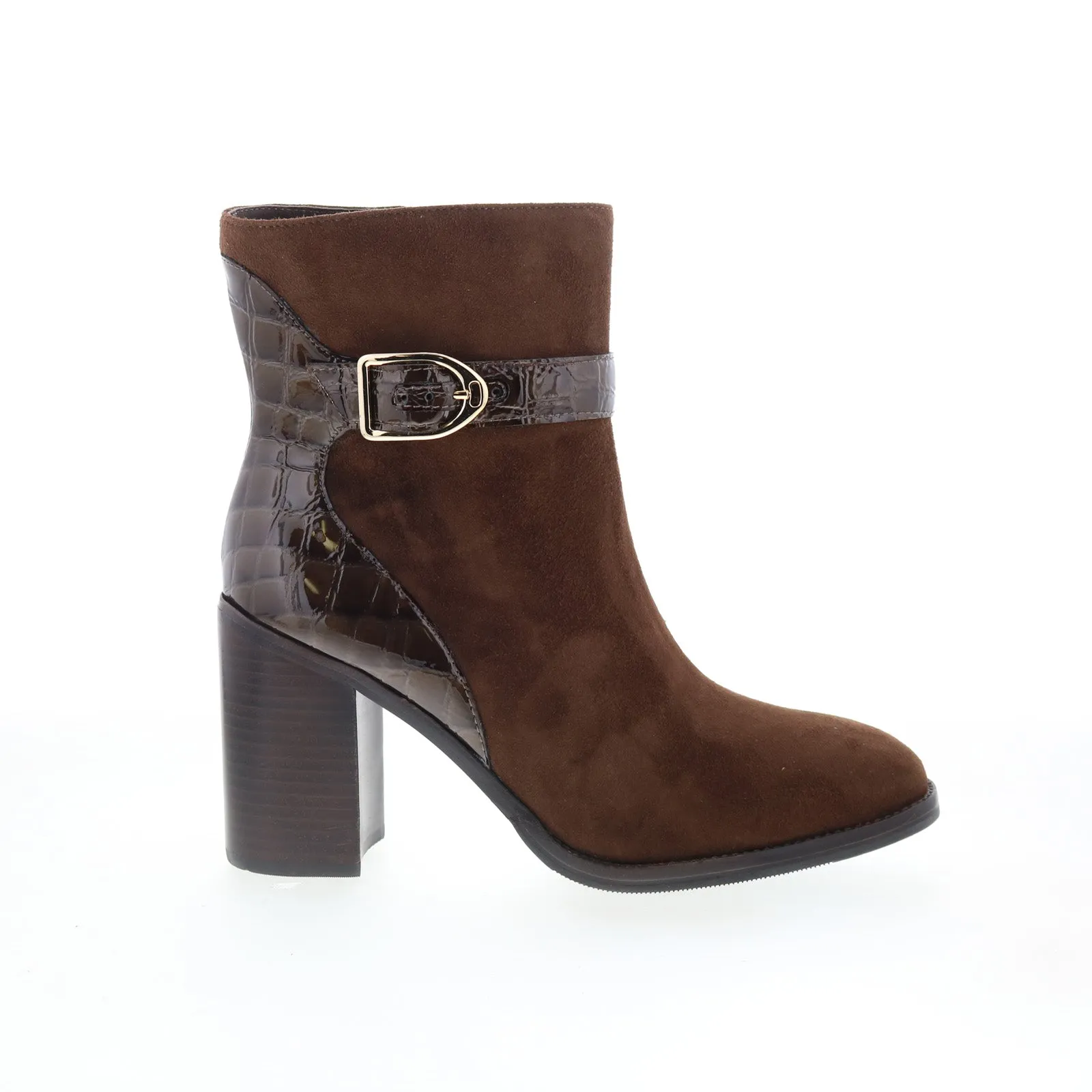 Johnston & Murphy 78-51802 Womens Brown Suede Zipper Ankle & Booties Boots Arctic Cold Easy Maintenance