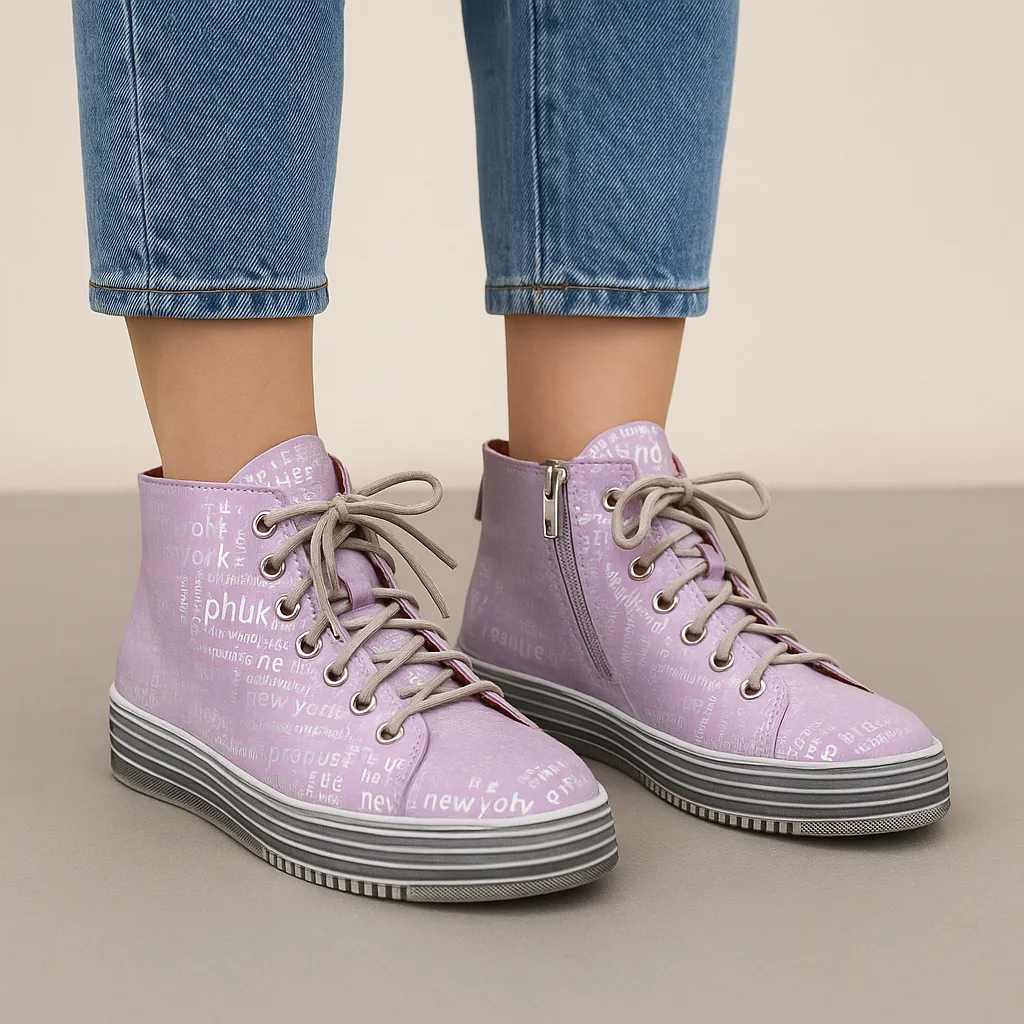 Elastic Material LE SANSA VIVID LILAC PRINT