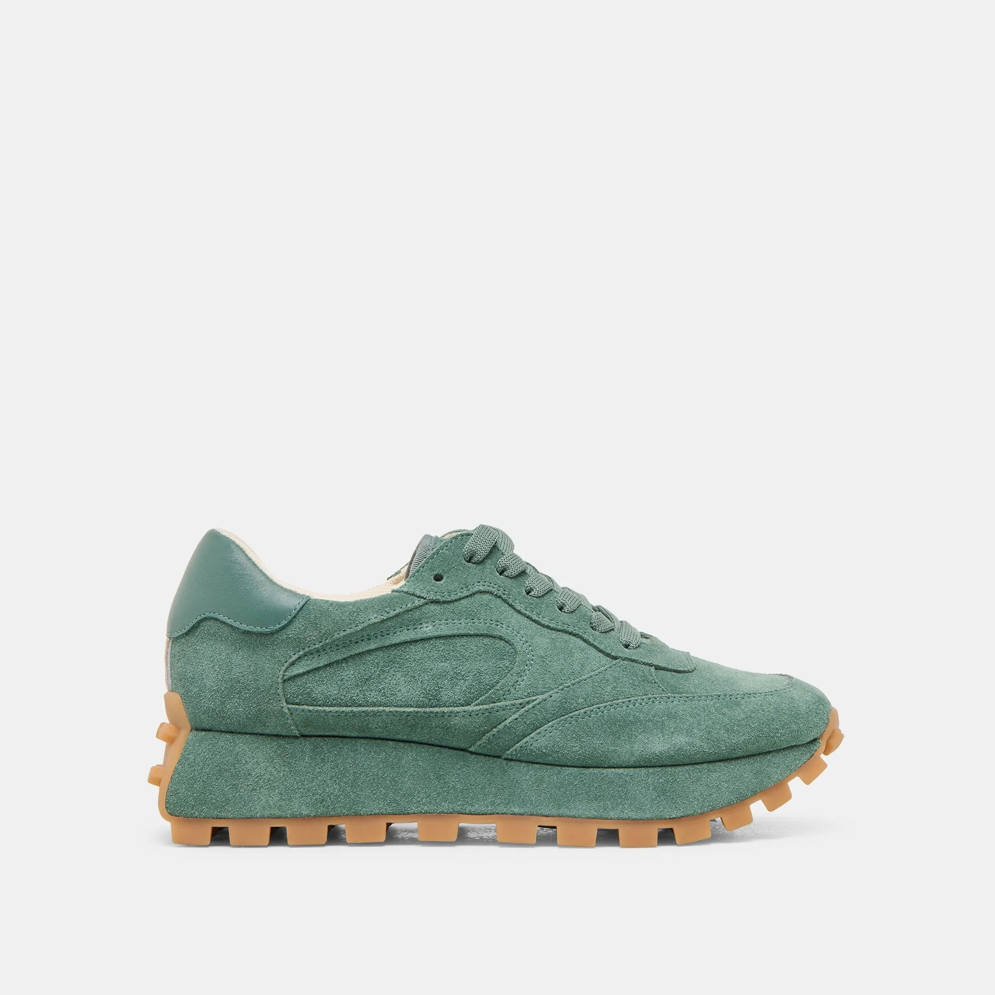 Professional Fit TRICIA SNEAKERS DK GREEN SUEDE