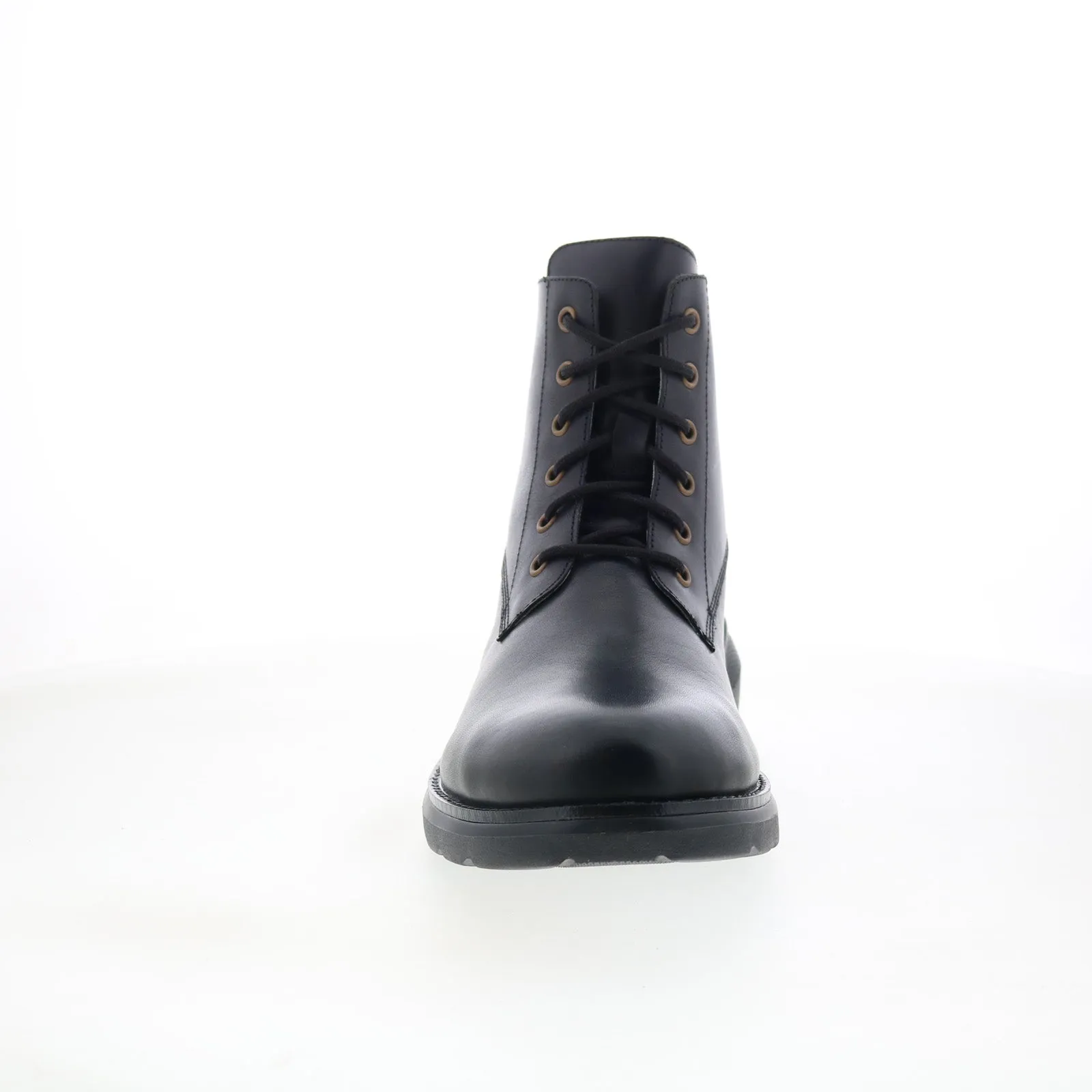 Dingo Blacktop DI-311 Mens Black Leather Lace Up Casual Dress Boots Winter Style Dressy look