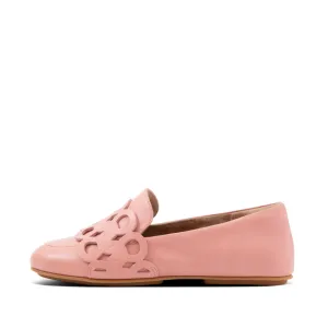 Move Bold Cliff Edge FitFlop LENA Leather Loafer Entwined Loops
