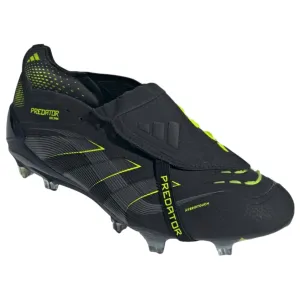 adidas Predator Elite Firm Ground Soccer Cleats (Black/Lucid Lemon) Speed Burst