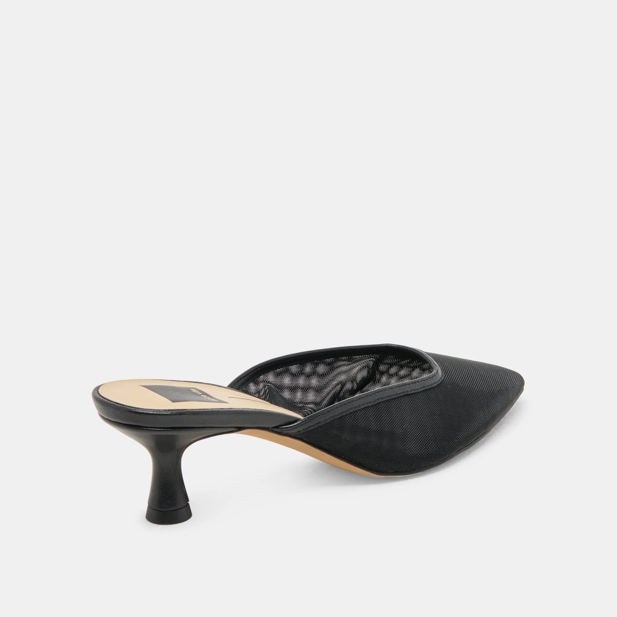 CLEO HEELS ONYX MESH Open Toe Heels