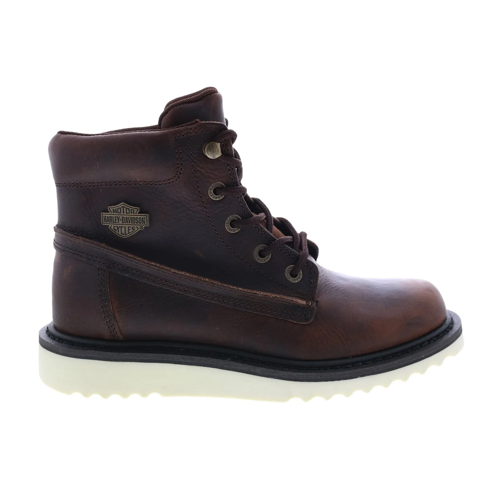 Harley-Davidson Marconi 5" Seam D84726 Womens Brown Leather Motorcycle Boots Multi-Function Wear