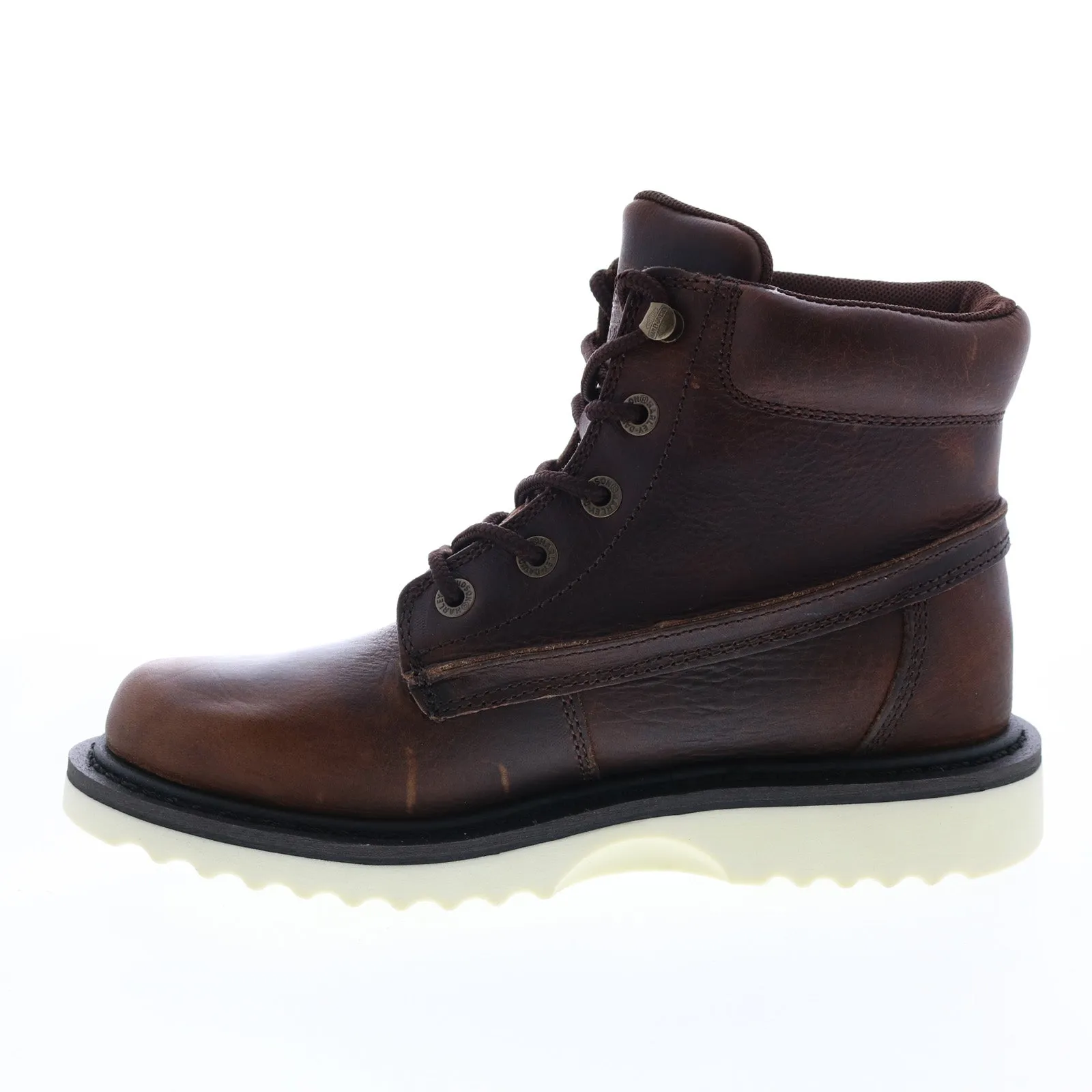 Harley-Davidson Marconi 5" Seam D84726 Womens Brown Leather Motorcycle Boots Modern Lines Abrasion-resistant