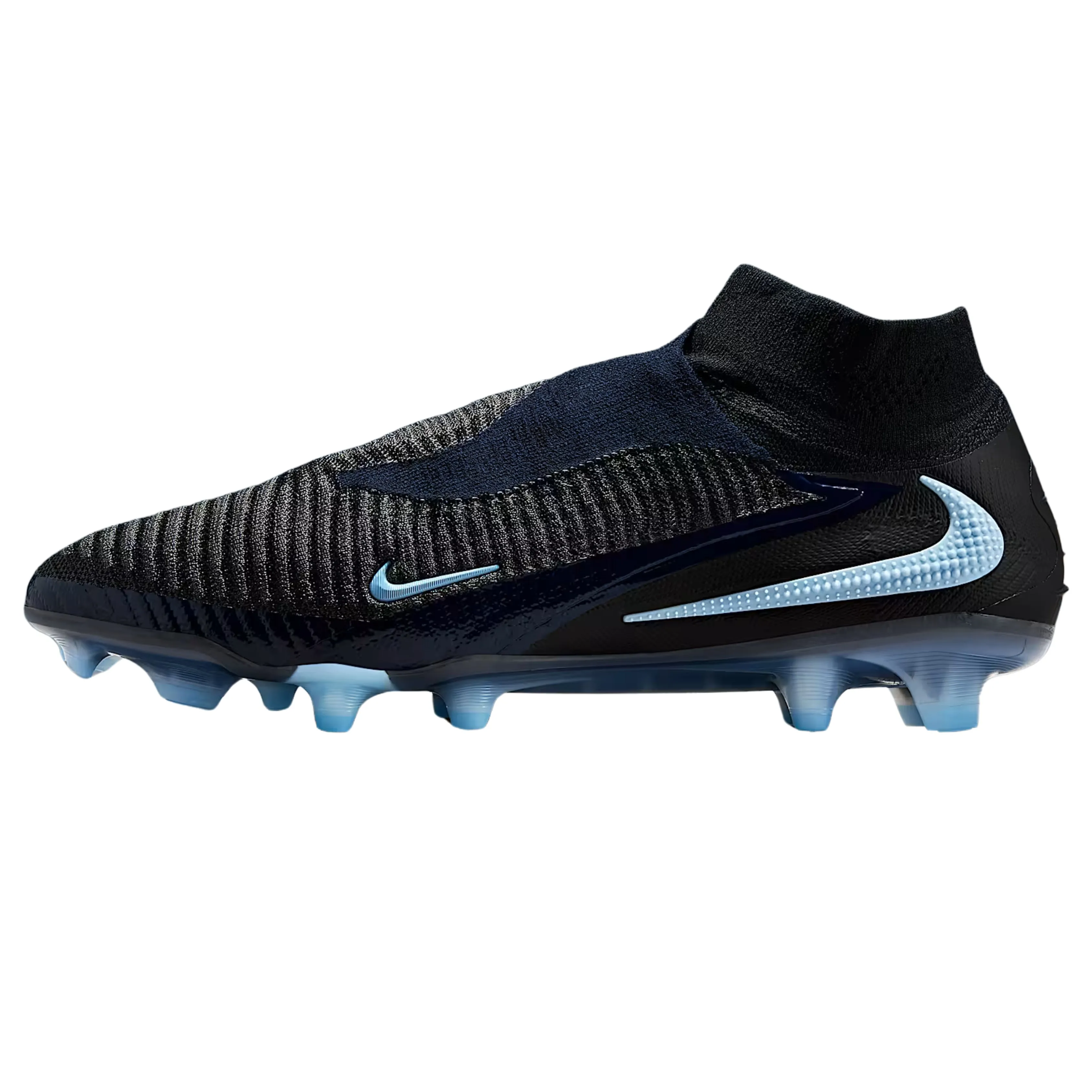Nike Phantom GX 2 High Elite Firm Ground Soccer Cleats (Black/Black) Snug fit