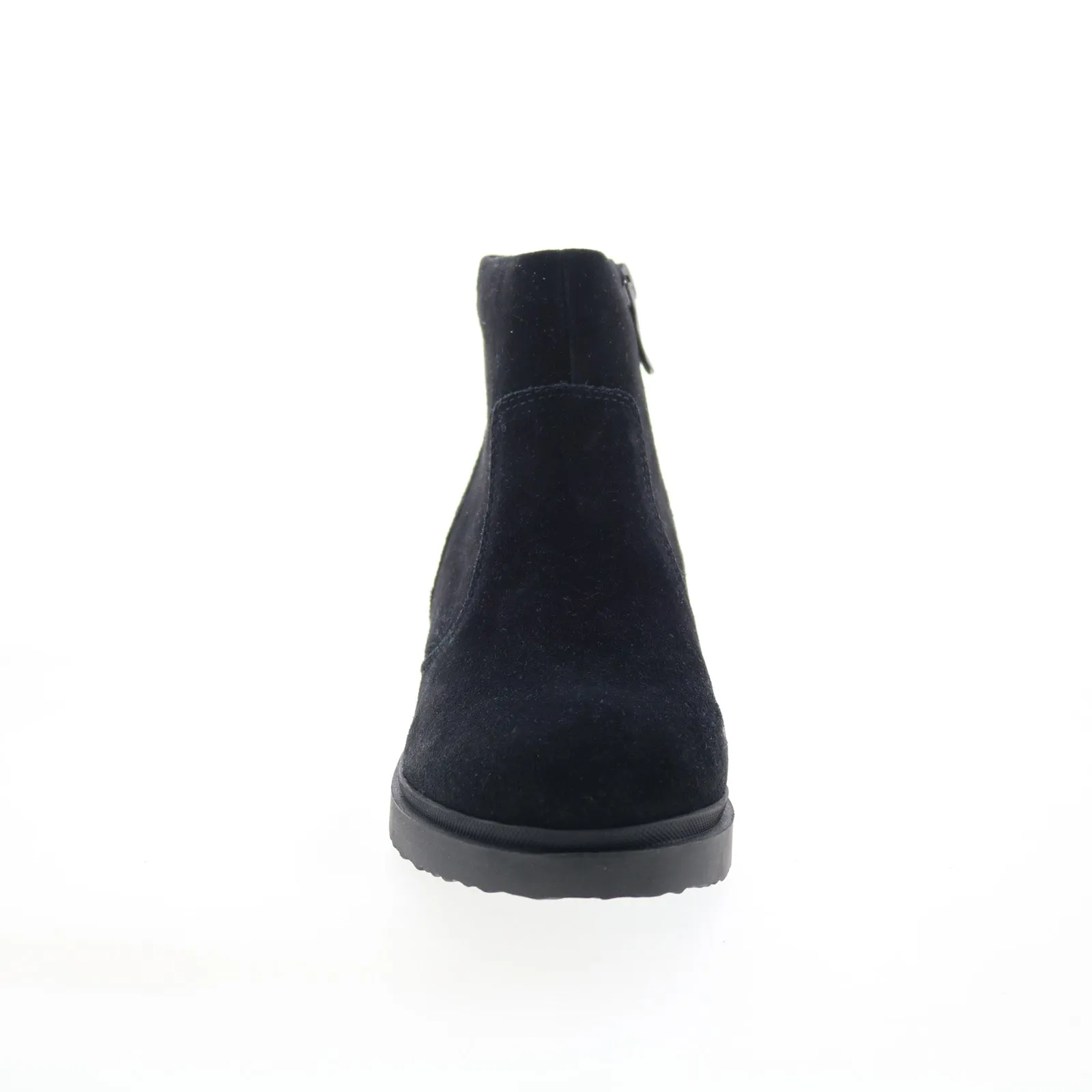 Easy Spirit Gabrini SEGABRINI Womens Black Wide Suede Casual Dress Boots Classic Comfort