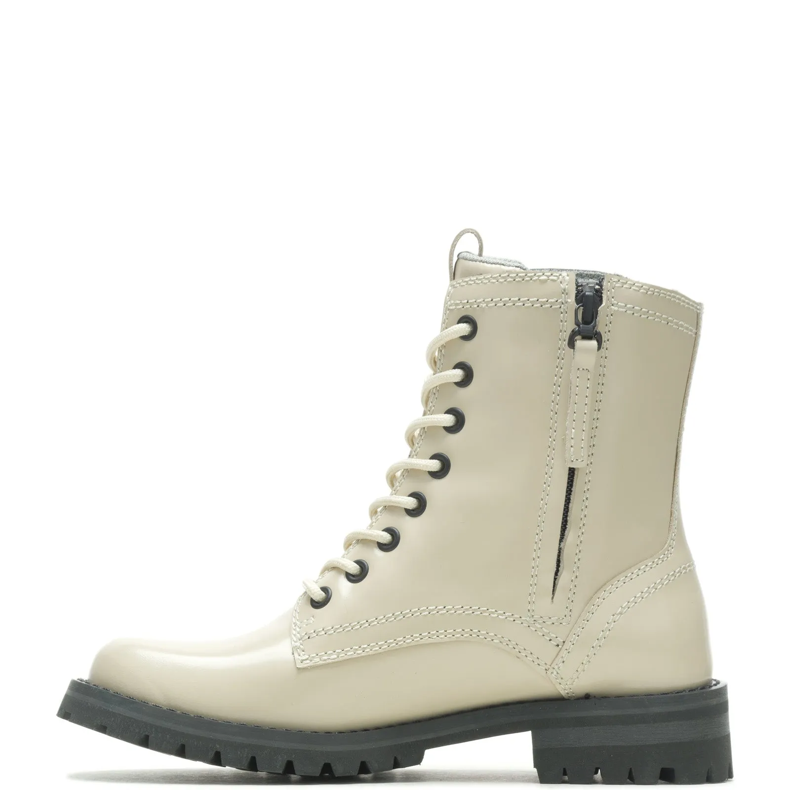 Winter Trek Harley-Davidson Walsen 5" Lace D87255 Womens Beige Leather Motorcycle Boots