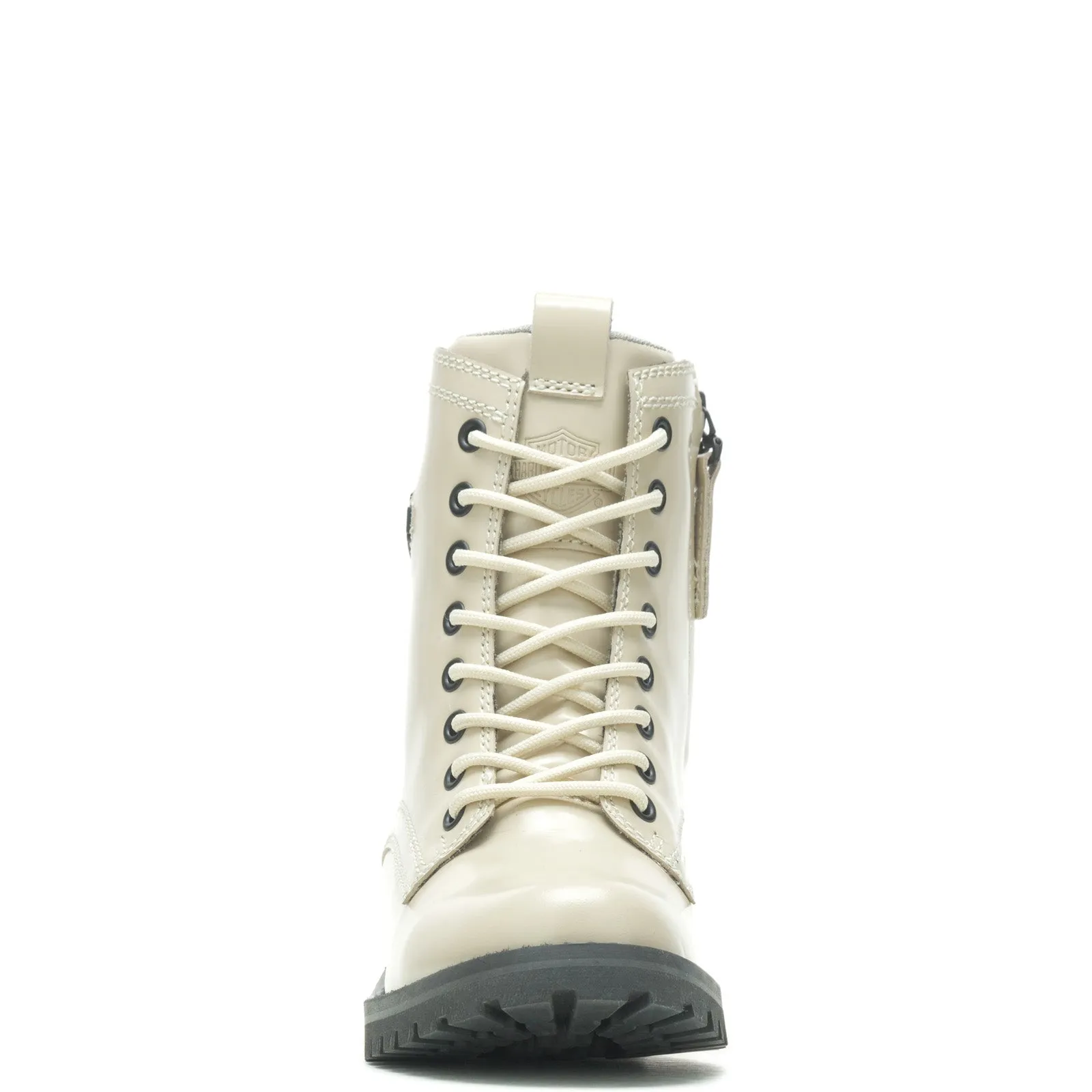 Harley-Davidson Walsen 5" Lace D87255 Womens Beige Leather Motorcycle Boots Timeless Appeal Urban Casual
