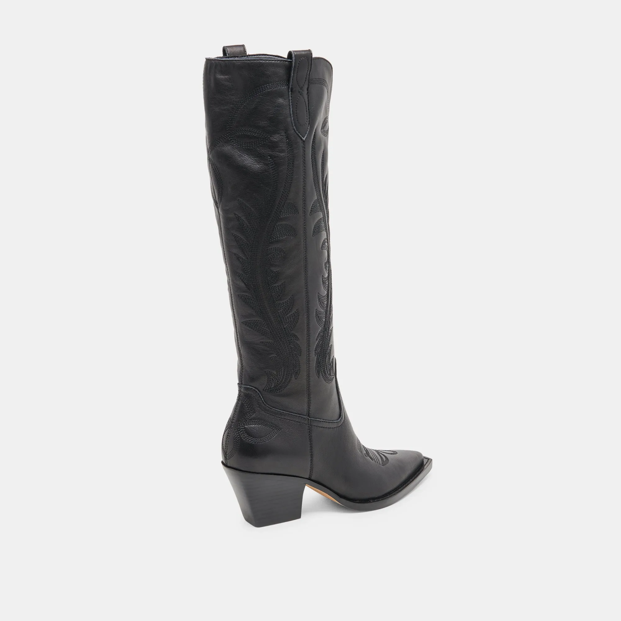 RYATT EXTRA WIDE CALF BOOTS BLACK LEATHER Rugged Walk