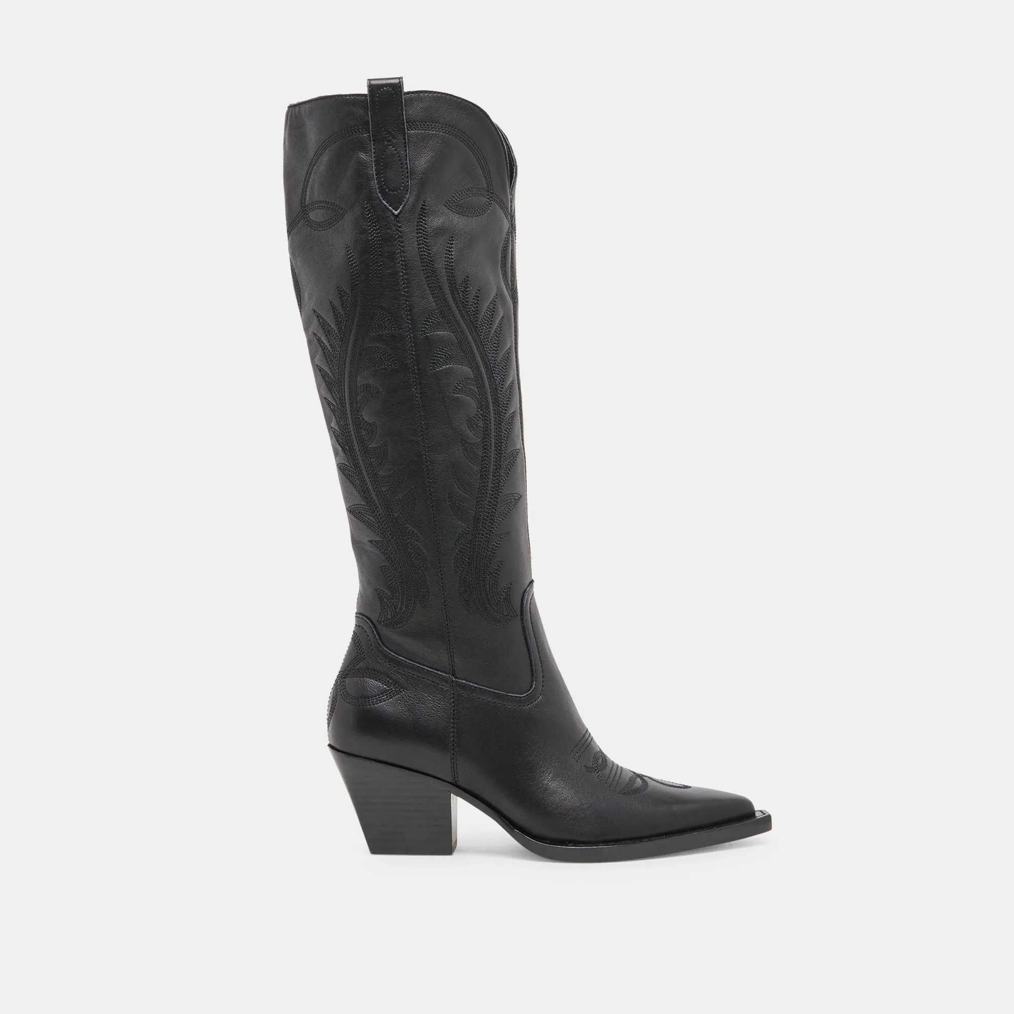 Comfort Grip Active Adventures RYATT EXTRA WIDE CALF BOOTS BLACK LEATHER