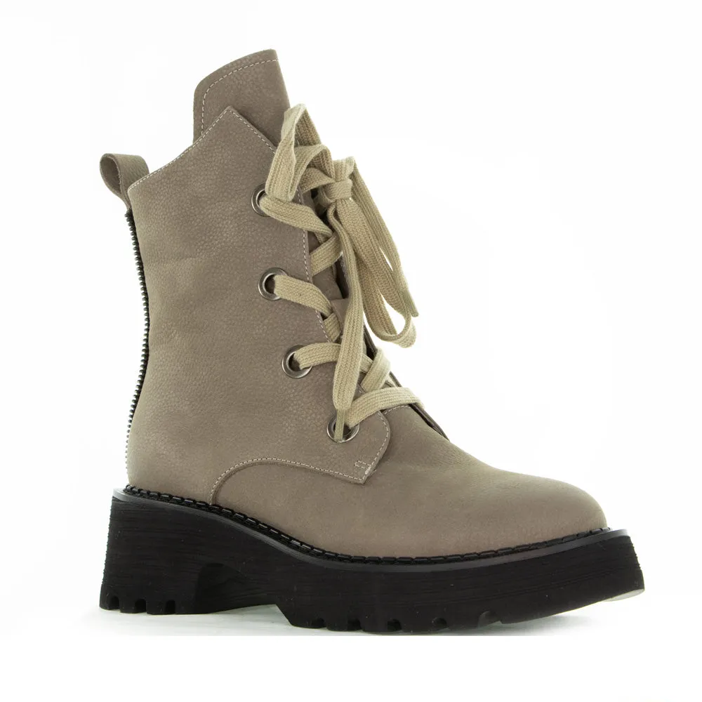 Stretchable High Arch BRESLEY SABRE TAUPE NUBUCK