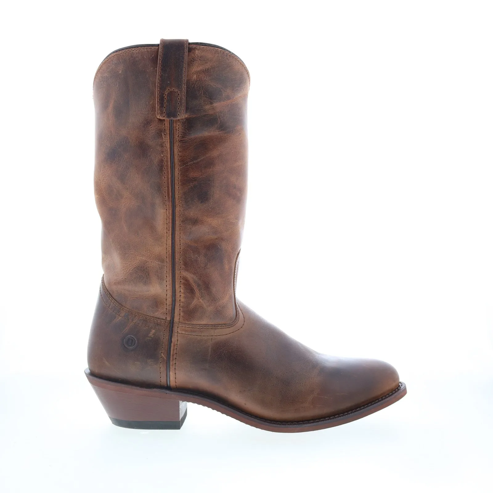 Dingo Williamsburg Round Toe DI-337 Mens Brown Leather Western Boots Winter Comfort