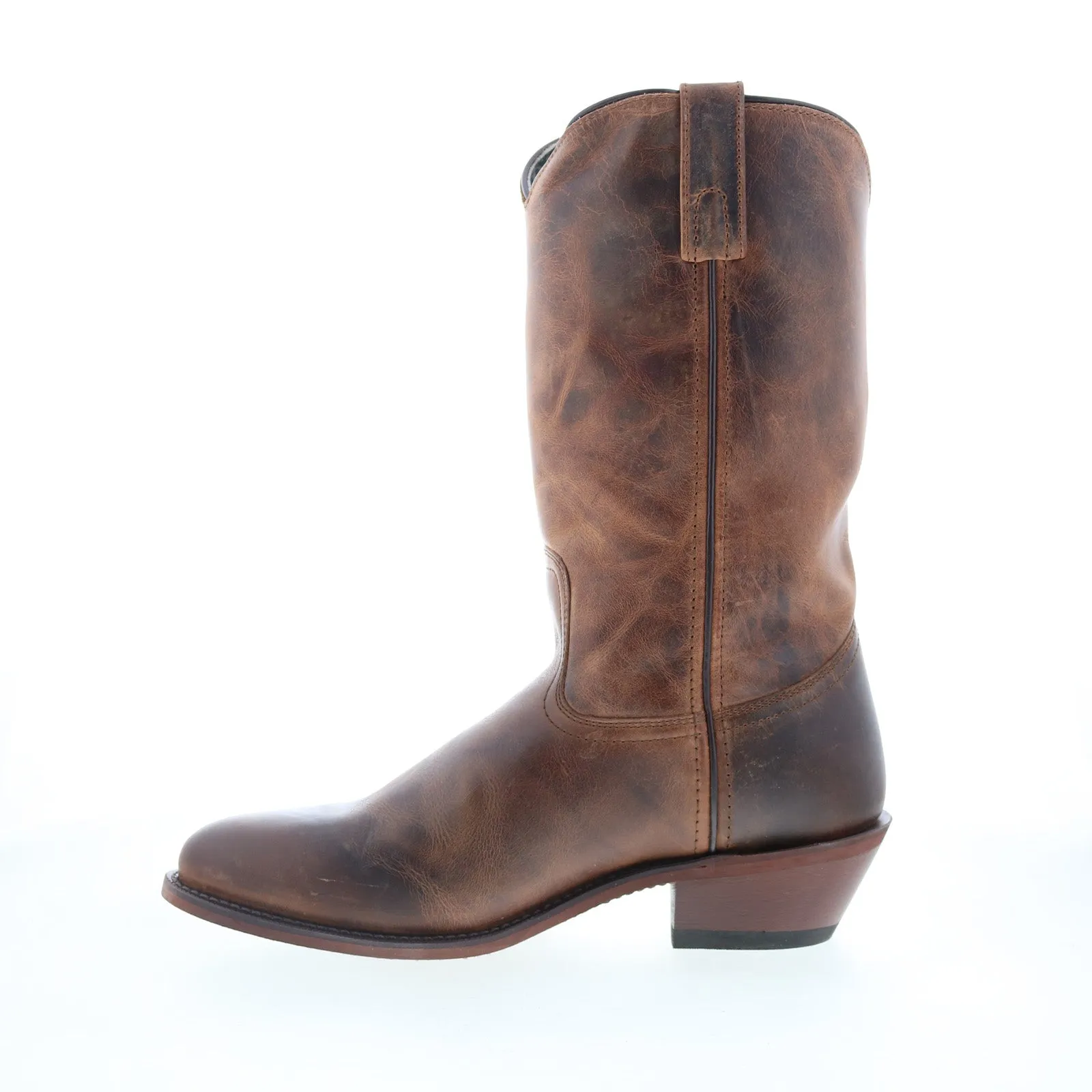 Dingo Williamsburg Round Toe DI-337 Mens Brown Leather Western Boots Performance Focus