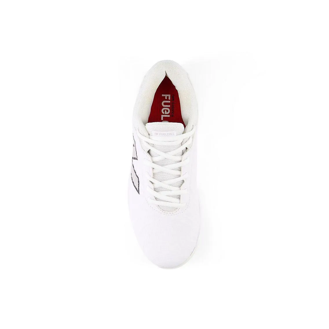 Balanced feel Neutral Tone New Balance Women's FuelCell FUSE v4 Molded Fastpitch Softball Cleats - Optic White/Raincloud - SPFUSEW4