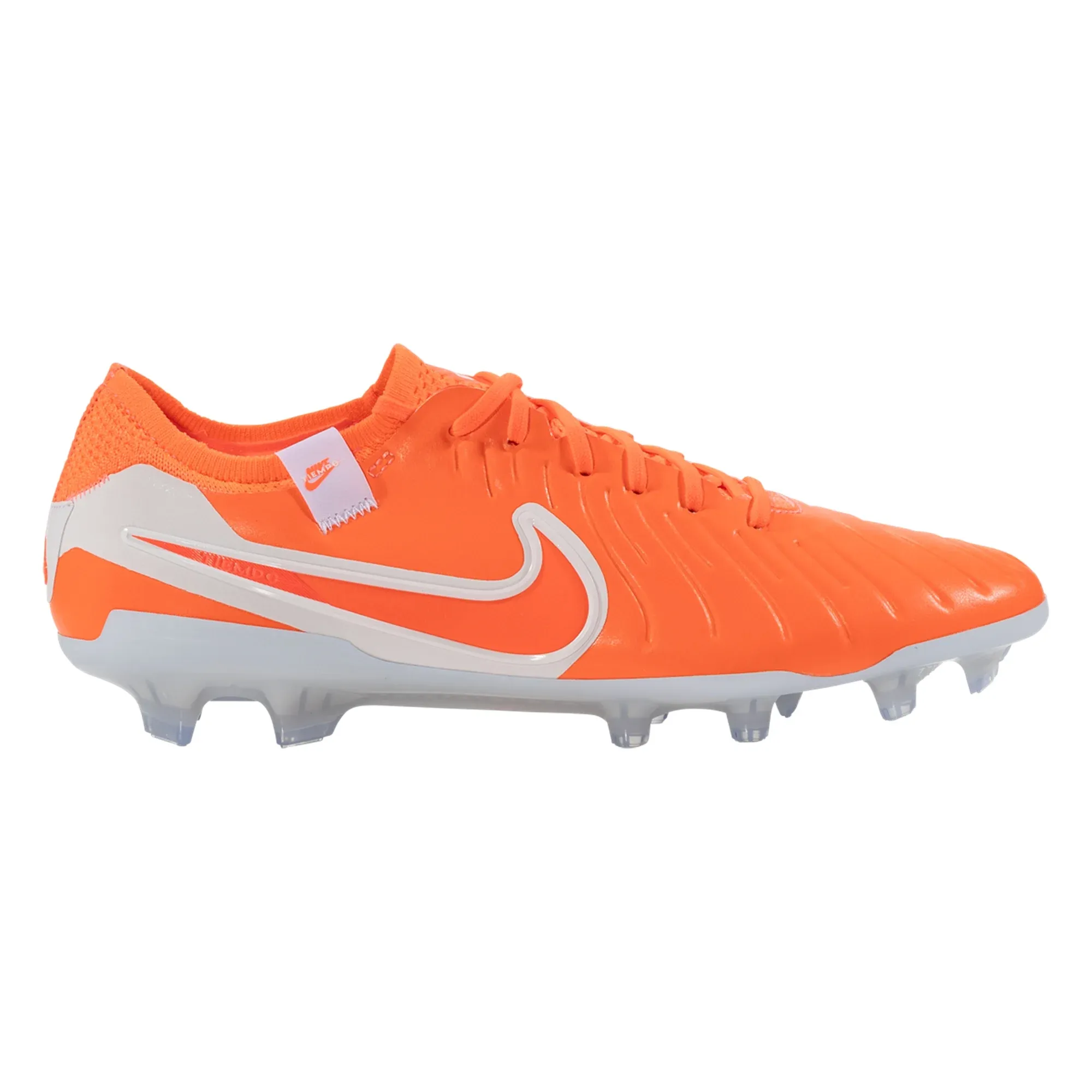 Nike Legend 10 Elite FG Soccer Cleats (Hot Lava/White) Extra Cushion