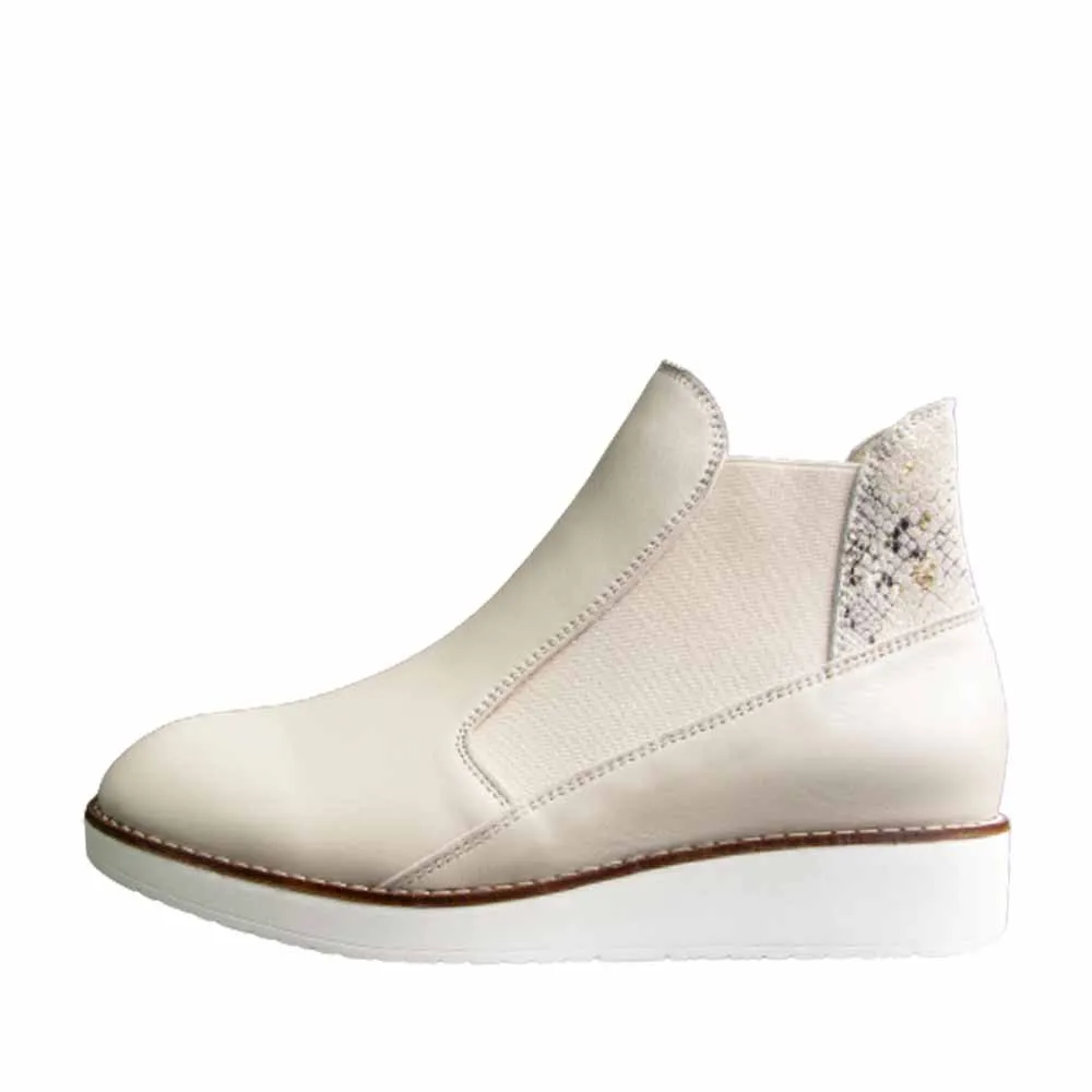 LE SANSA RALLY BEIGE SNAKE PRINT Simple