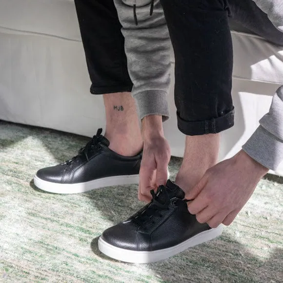 AHO Men??s leather sneakers Mid-top