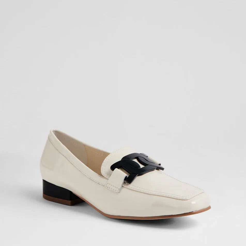 Vegan Material Trendy Padding DJANGO & JULIETTE BELFORD IVORY BLACK