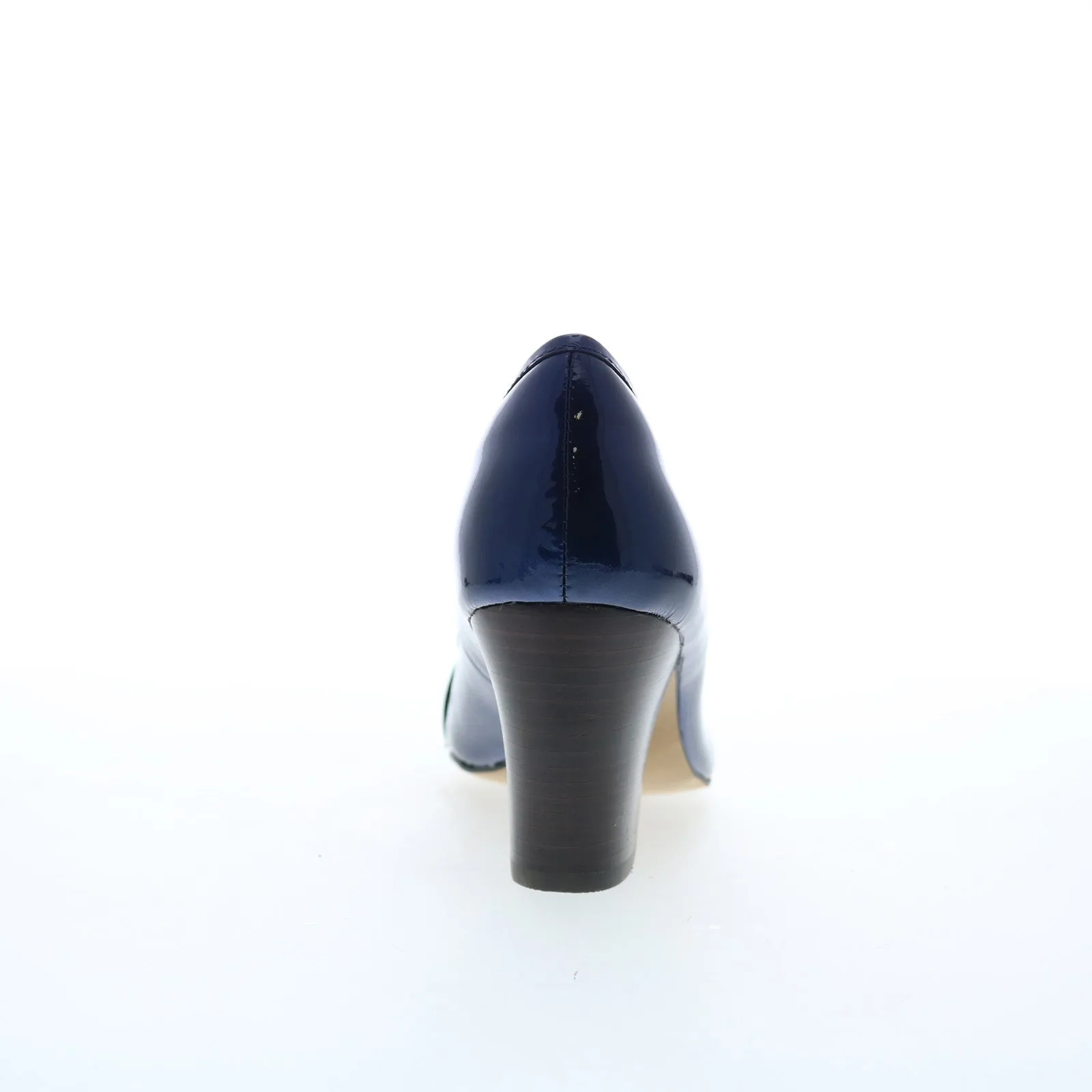 Isola Tara 6229317 Womens Blue Leather Slip On Heels Pumps Shoes Comfortable Material