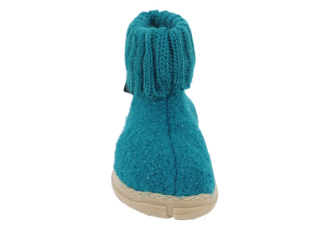 Haflinger Children's slippers Toni Petrol Rich Glow Energy Rise