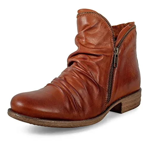 Luna Ruched Ankle Boot Earth Base