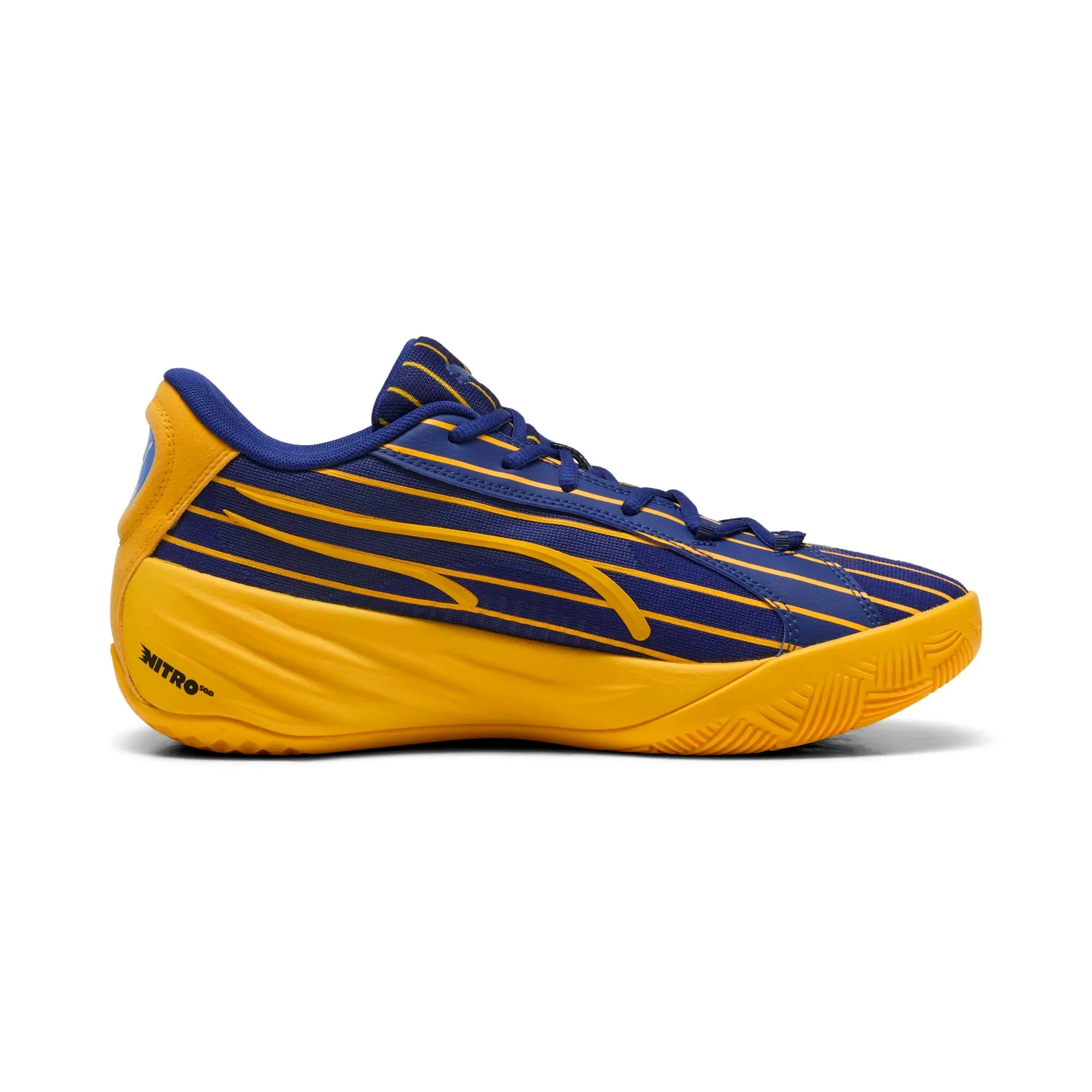 PUMA Tyrese Haliburton All-Pro NITRO? Pinstripes Fast Reaction Sneakers Smooth Soles