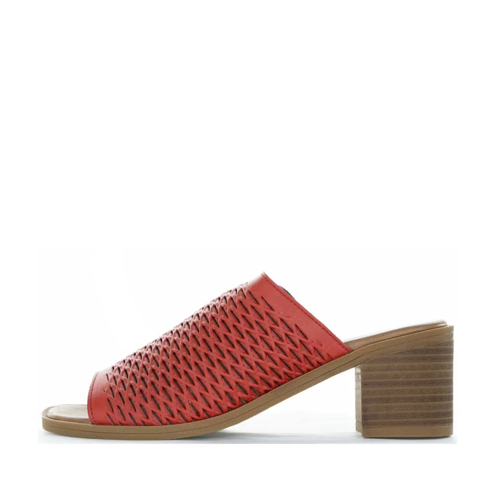 LE SANSA LOVIA II RED Layered sole