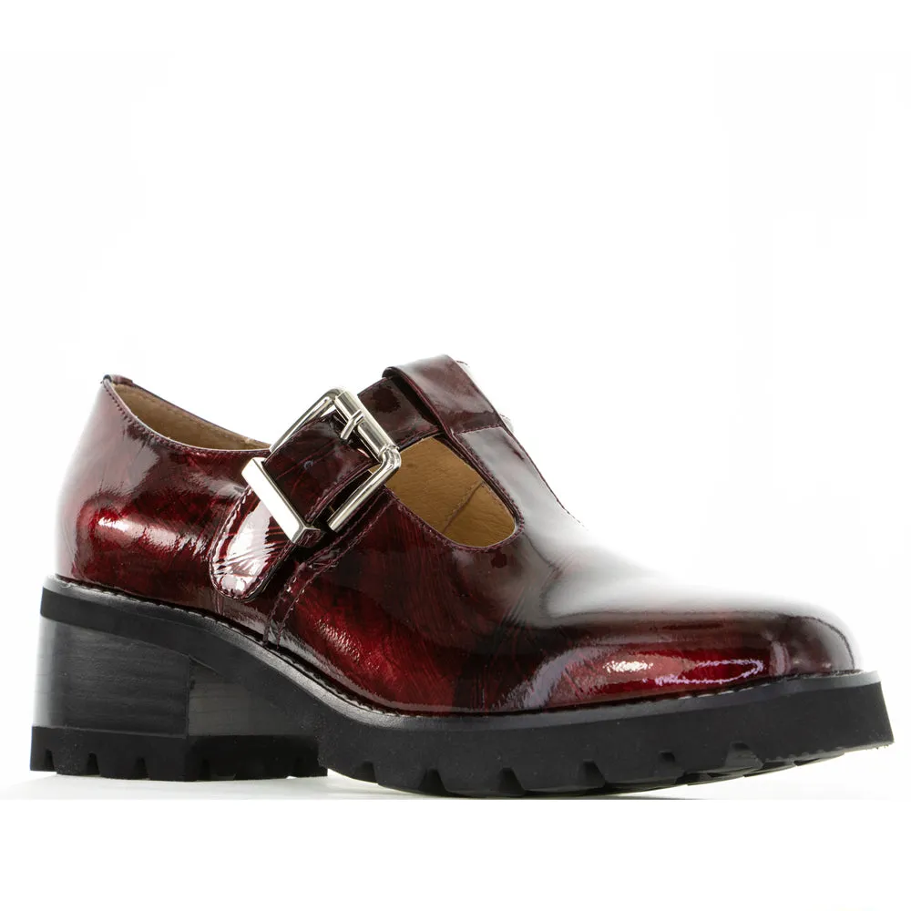 traveler - style BRESLEY DERRY CLARET PATENT