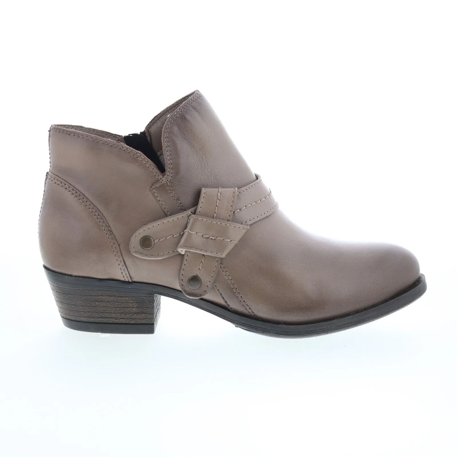 Miz Mooz Bennet Womens Gray Leather Zipper Ankle & Booties Boots Perfect For Hiking hiking adventure