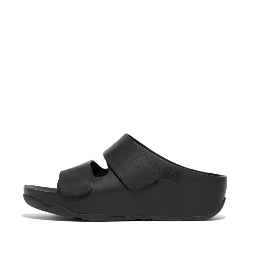 Bold Tone Joy Mood FitFlop SHUV Adjustable Two-Bar Leather Slides