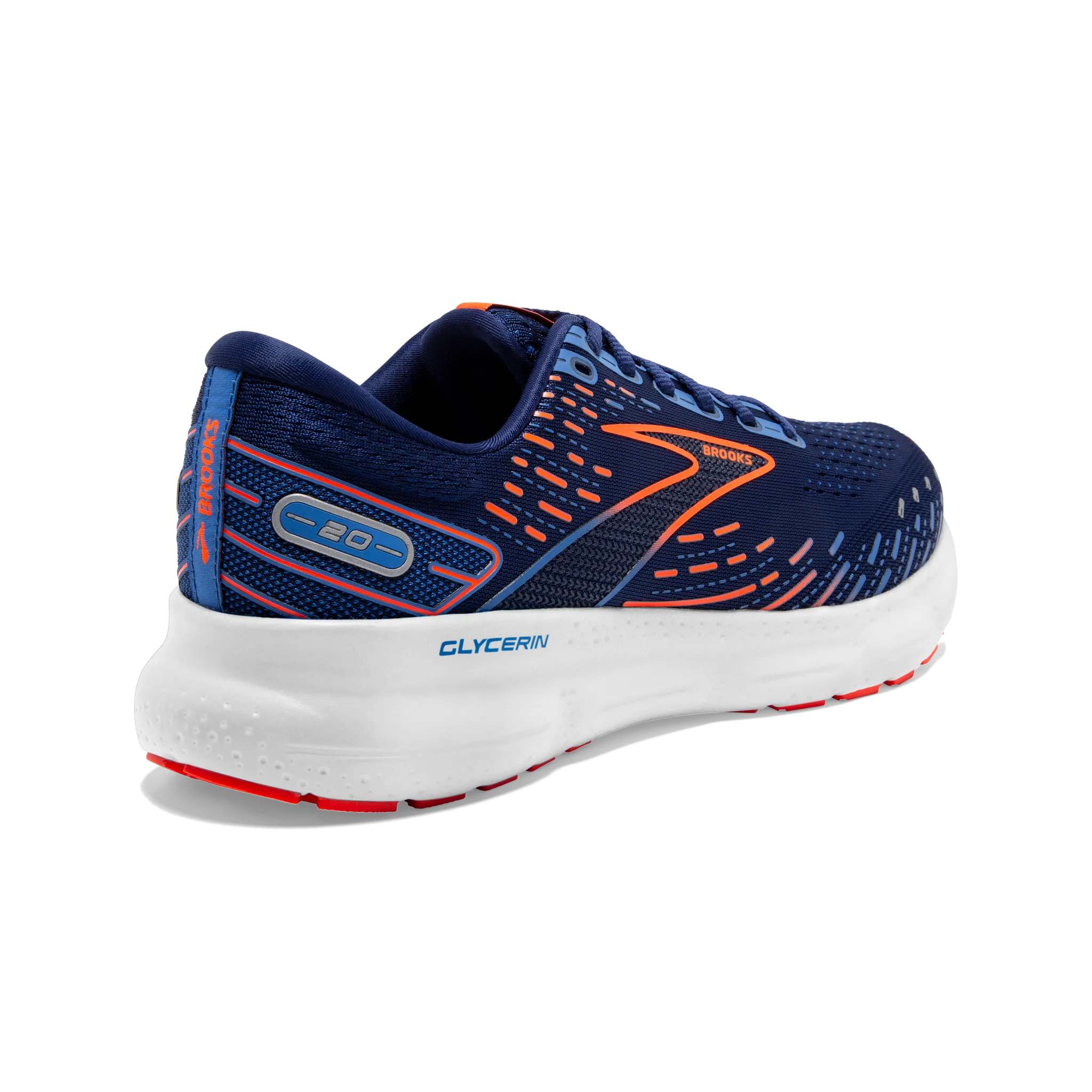 Men's Glycerin 20 Washable cardiovascular health running shoe gain