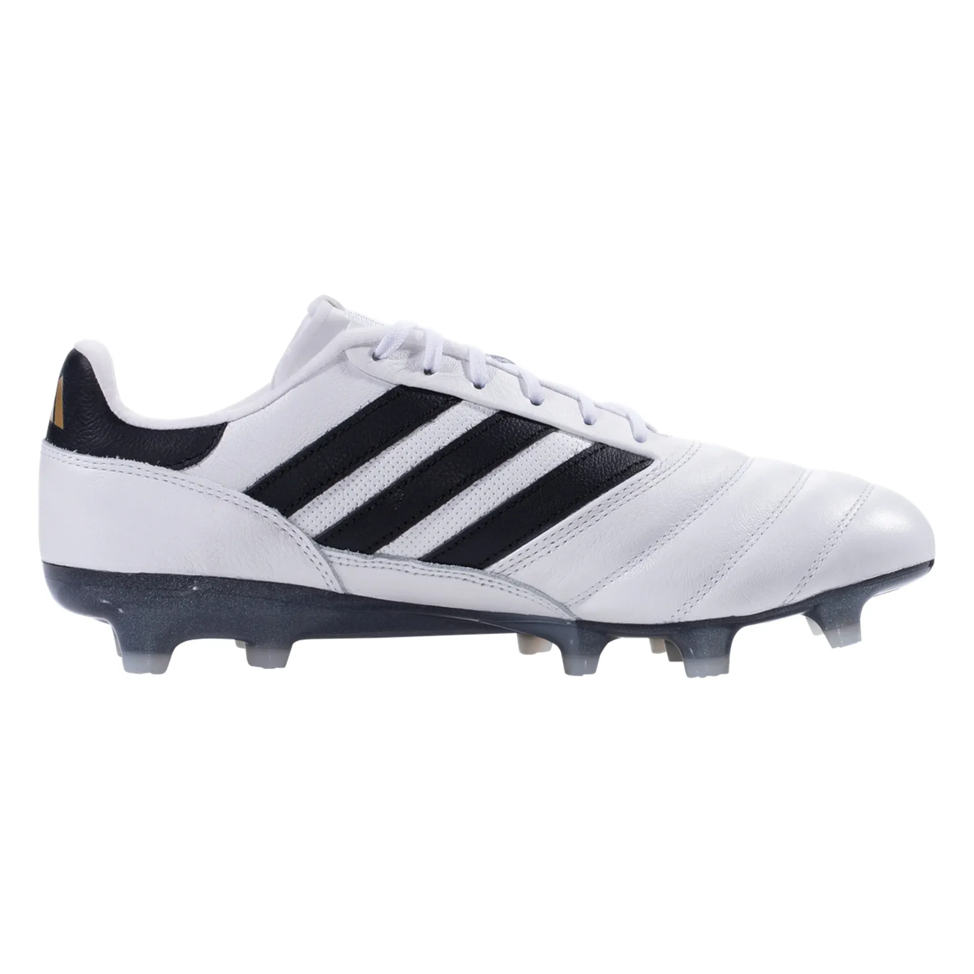 Skill Game Footwear Gear adidas Copa Icon FG Soccer Cleats (White/Black/Metallic Gold)