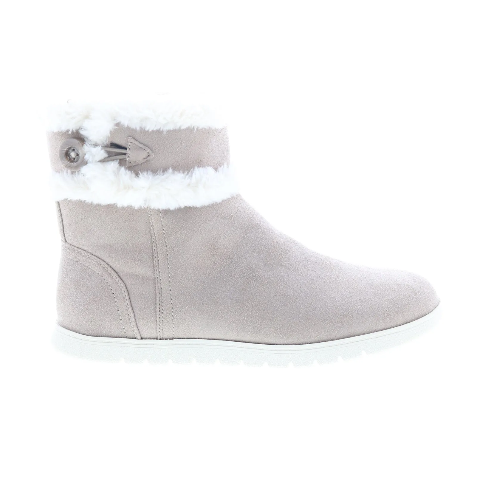 Easy Spirit Snowy 2 SESNOWY2 Womens Gray Canvas Casual Dress Boots Soft Footbed