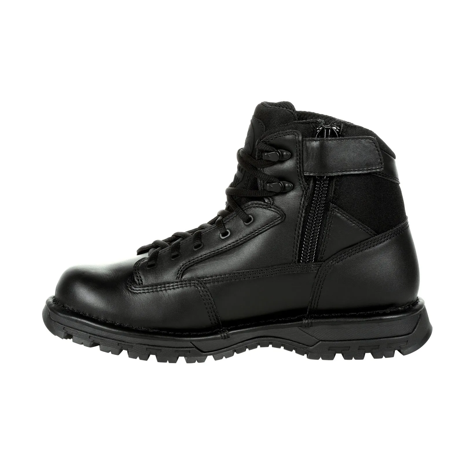 Outdoor Function Rocky Portland 6" Size Zip Waterproof RKD0071 Mens Black Wide Tactical Boots