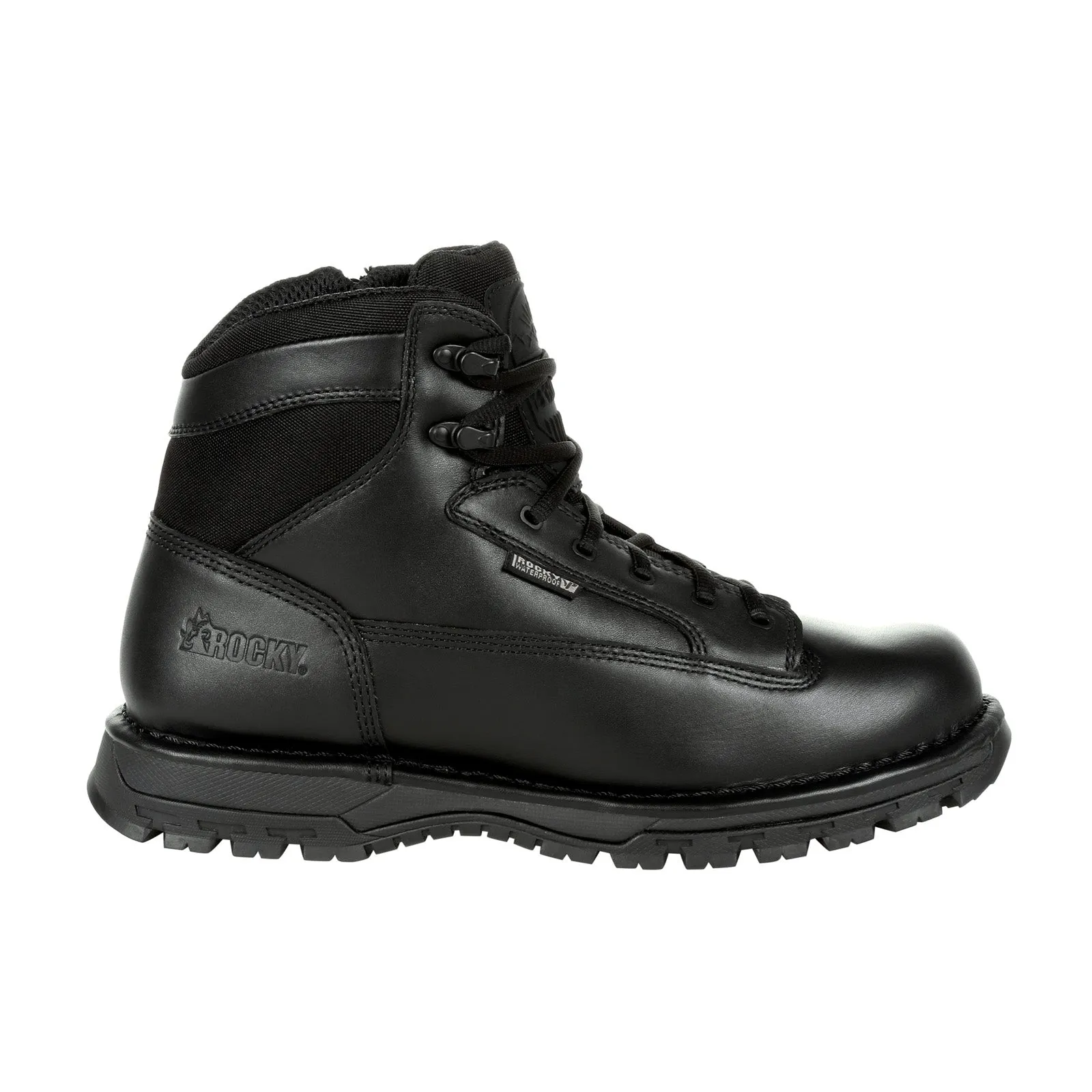 Snow protection Rocky Portland 6" Size Zip Waterproof RKD0071 Mens Black Wide Tactical Boots