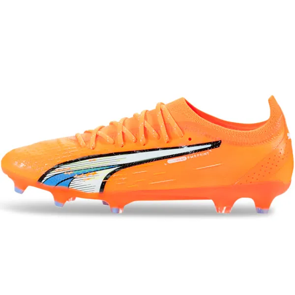 Puma Ultra Ultimate FG/AG Soccer Cleats (Orange/Blue Glimmer) Fitness Level