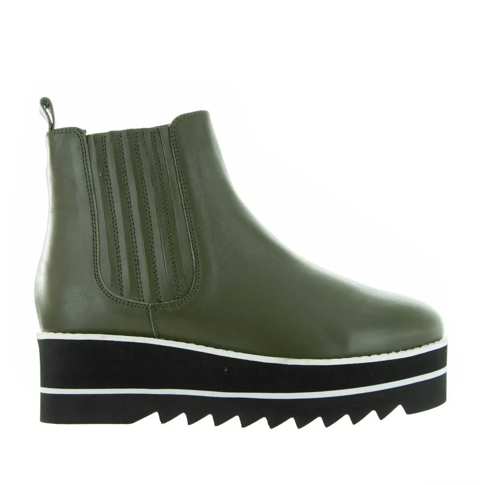 LE SANSA TRINITY OLIVE Unique Style cold - weather shoes