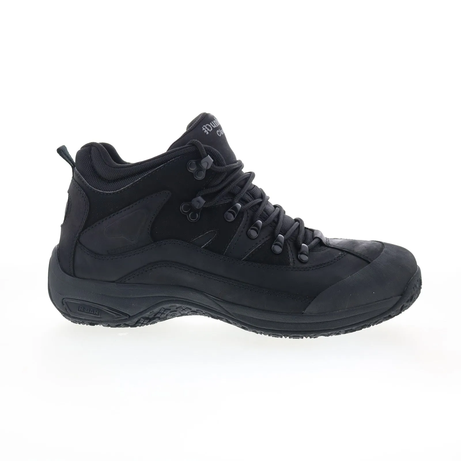 Dunham Cloud Waterproof DHCLOUD Mens Black Extra Wide Leather Hiking Boots Suede Material